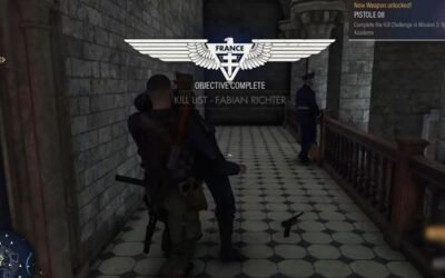 Guía del desafío de matar de Sniper Elite 5 Spy Academy (Fabian Richter)